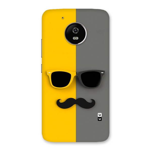 Sunglasses and Moustache Back Case for Moto G5