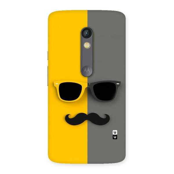 Sunglasses and Moustache Back Case for Moto X Play