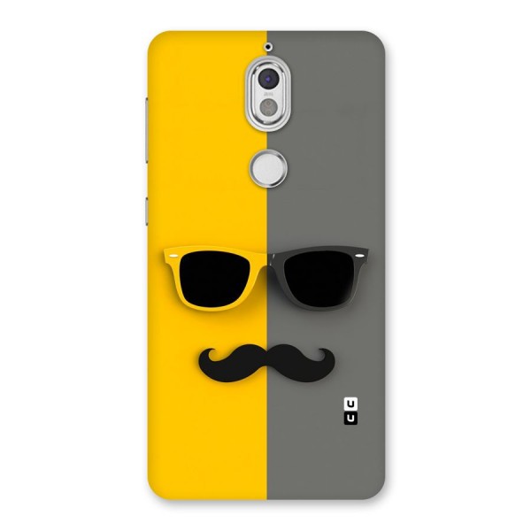 Sunglasses and Moustache Back Case for Nokia 7