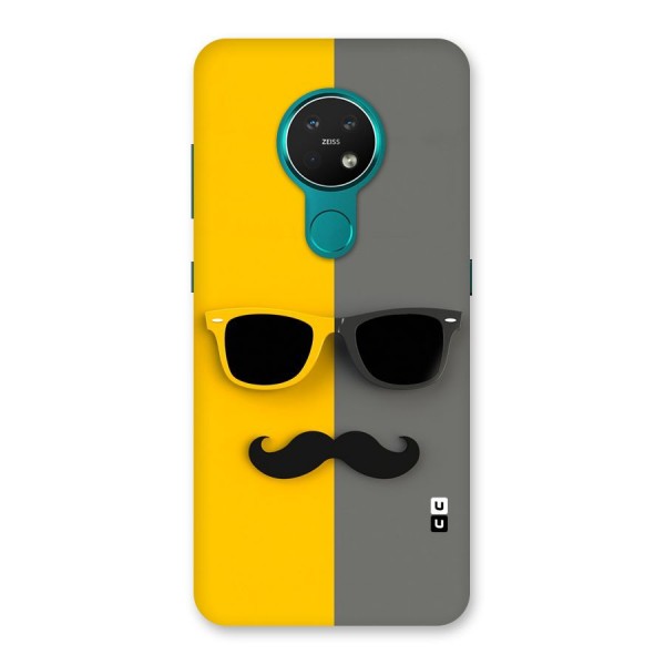 Sunglasses and Moustache Back Case for Nokia 7.2