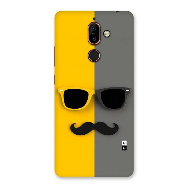 Sunglasses and Moustache Back Case for Nokia 7 Plus