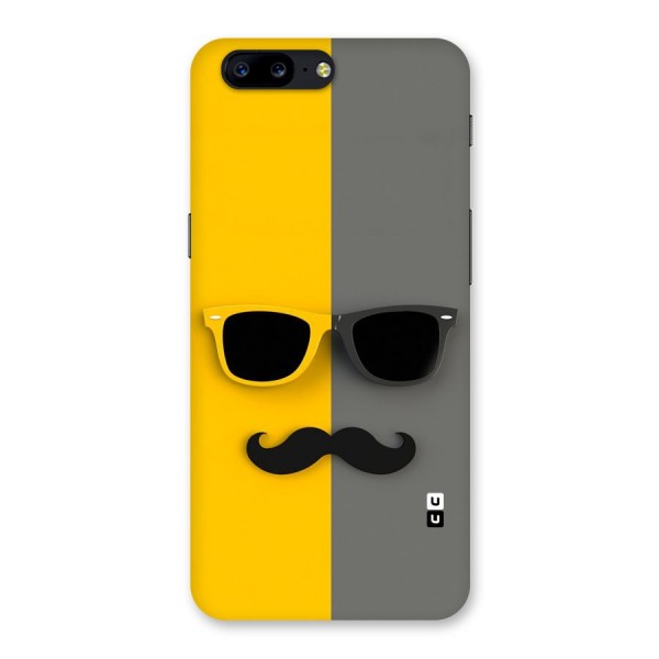 Sunglasses and Moustache Back Case for OnePlus 5