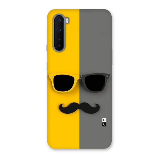 Sunglasses and Moustache Back Case for OnePlus Nord