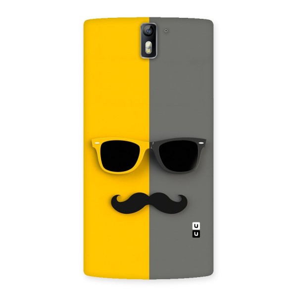Sunglasses and Moustache Back Case for One Plus One