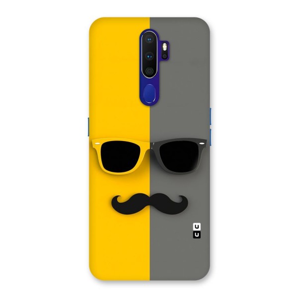 Sunglasses and Moustache Back Case for Oppo A9 (2020)