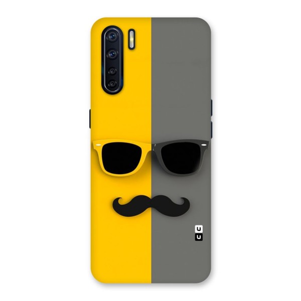 Sunglasses and Moustache Back Case for Oppo F15
