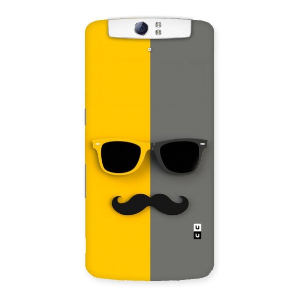 Sunglasses and Moustache Back Case for Oppo N1