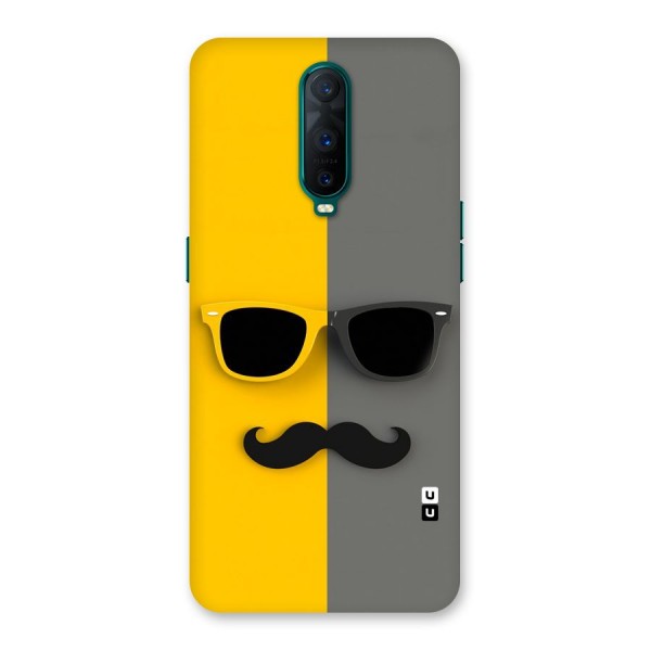 Sunglasses and Moustache Back Case for Oppo R17 Pro