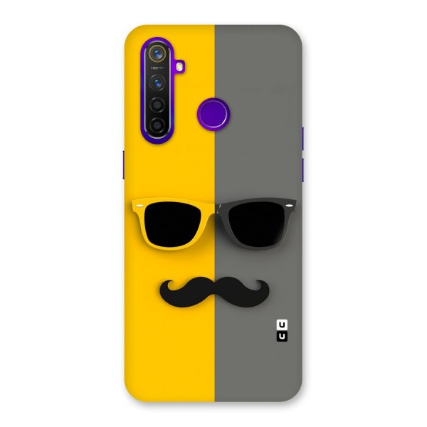 Sunglasses and Moustache Back Case for Realme 5 Pro