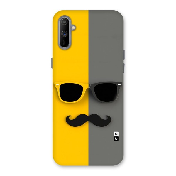 Sunglasses and Moustache Back Case for Realme C3