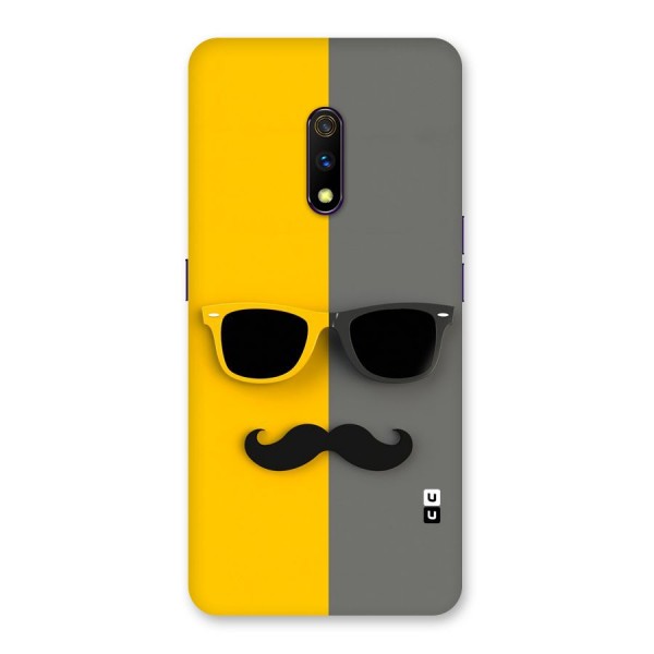 Sunglasses and Moustache Back Case for Realme X