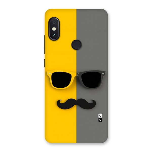 Sunglasses and Moustache Back Case for Redmi Note 5 Pro