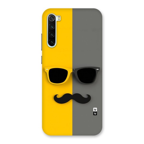 Sunglasses and Moustache Back Case for Redmi Note 8