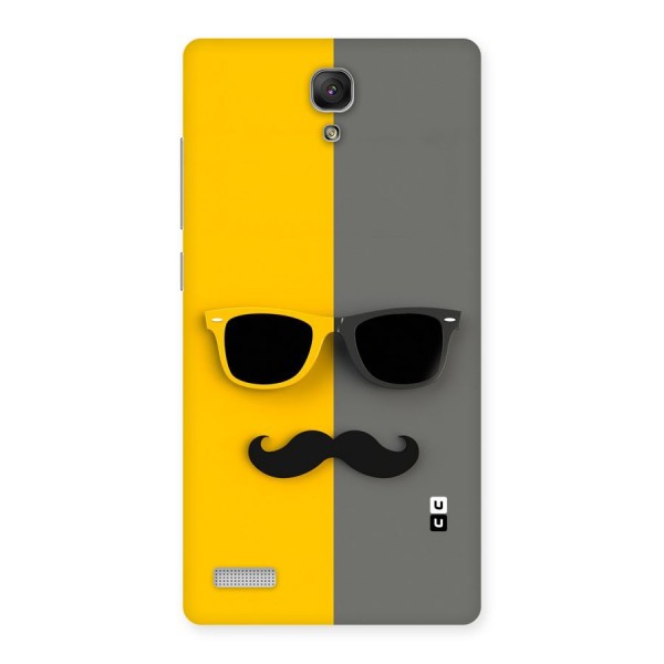 Sunglasses and Moustache Back Case for Redmi Note Prime