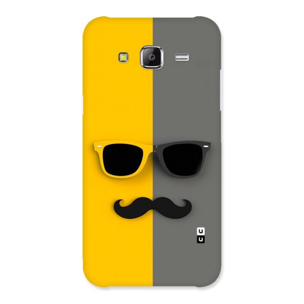 Sunglasses and Moustache Back Case for Samsung Galaxy J2 Prime