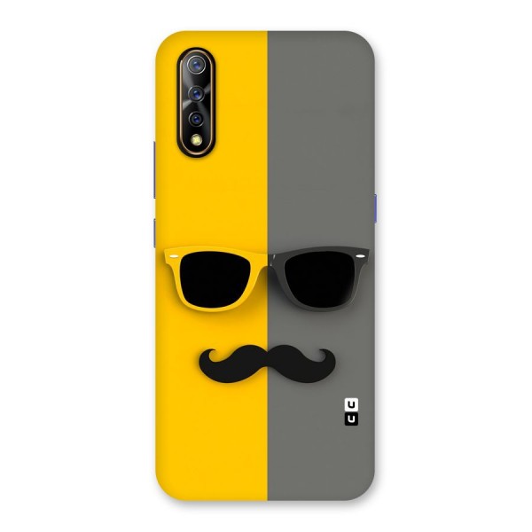 Sunglasses and Moustache Back Case for Vivo S1
