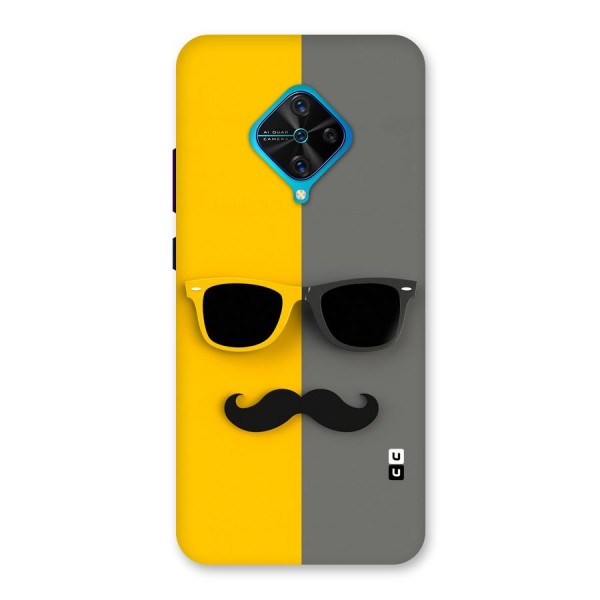 Sunglasses and Moustache Back Case for Vivo S1 Pro