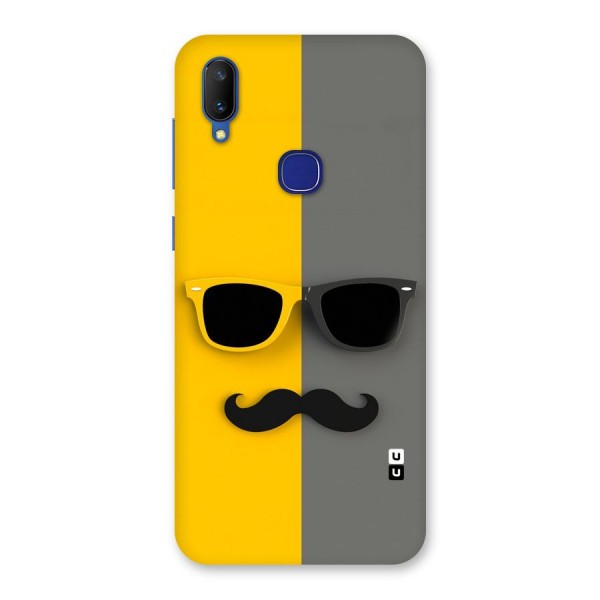 Sunglasses and Moustache Back Case for Vivo V11