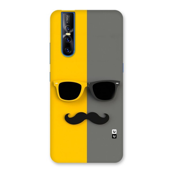 Sunglasses and Moustache Back Case for Vivo V15 Pro