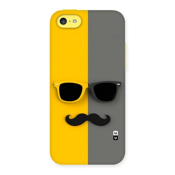 Sunglasses and Moustache Back Case for iPhone 5C