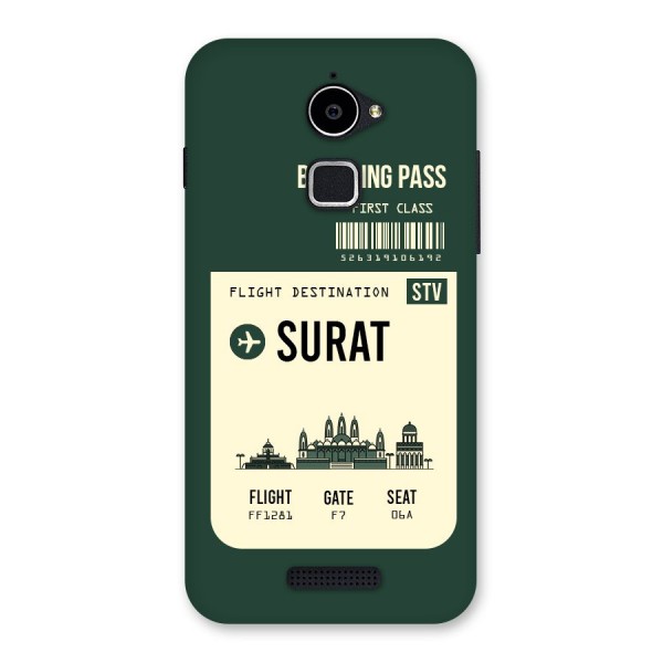 Surat Boarding Pass Back Case for Coolpad Note 3 Lite