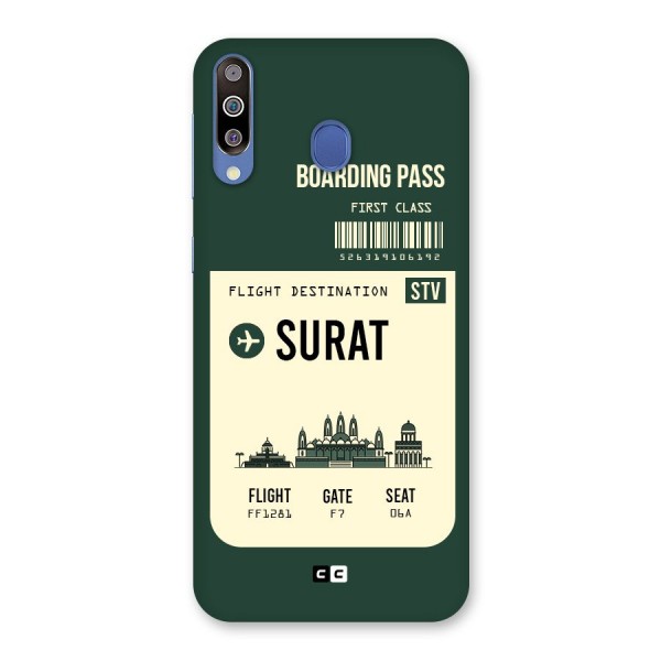 Surat Boarding Pass Back Case for Galaxy M30