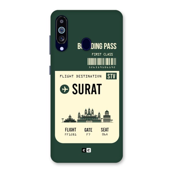 Surat Boarding Pass Back Case for Galaxy M40