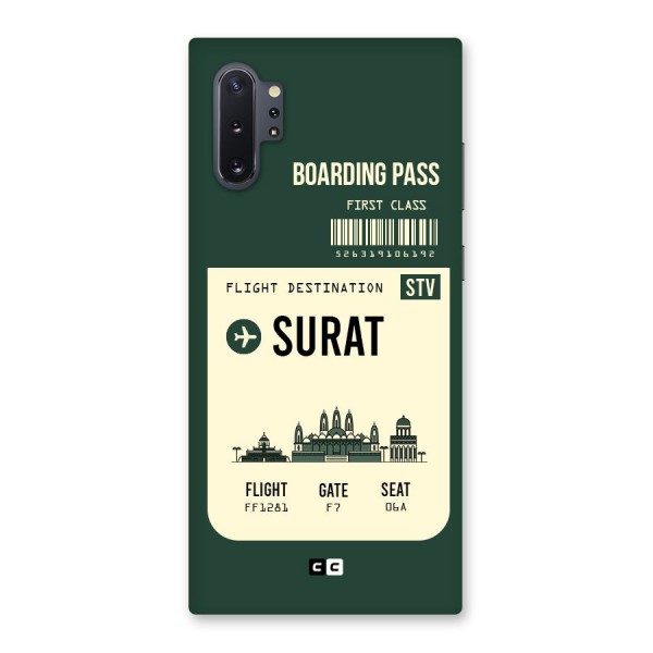 Surat Boarding Pass Back Case for Galaxy Note 10 Plus