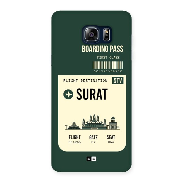 Surat Boarding Pass Back Case for Galaxy Note 5