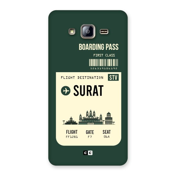 Surat Boarding Pass Back Case for Galaxy On5