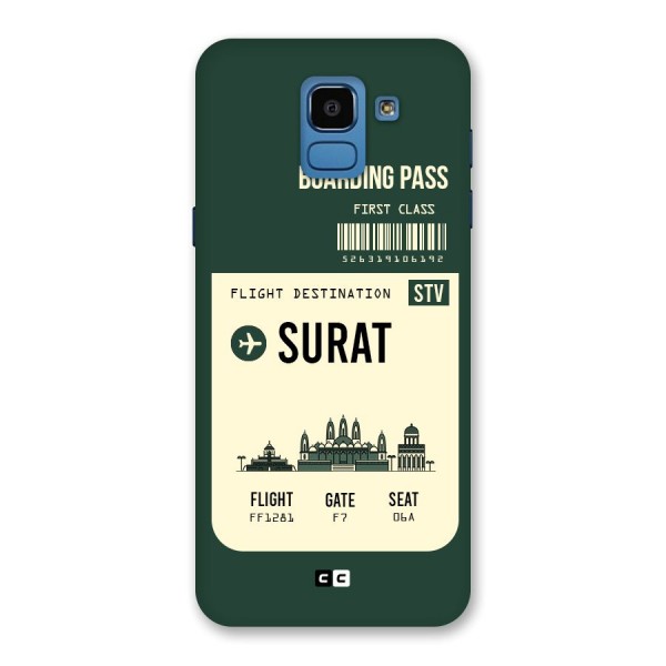 Surat Boarding Pass Back Case for Galaxy On6
