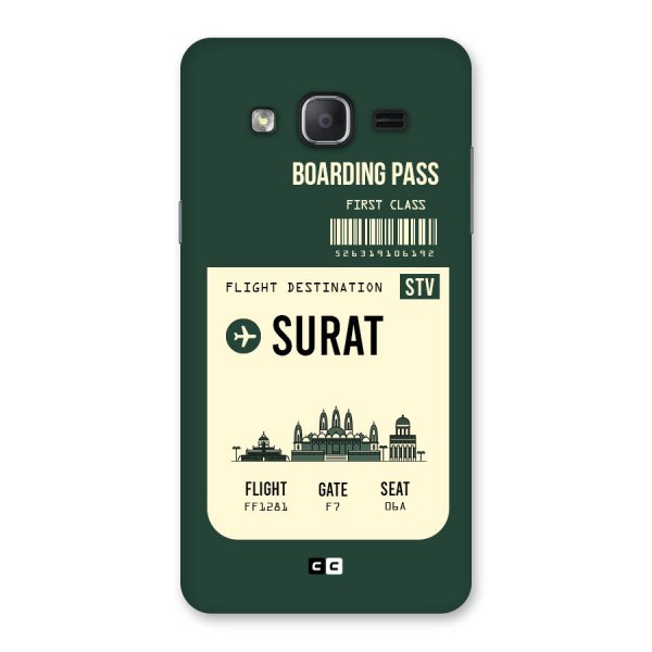 Surat Boarding Pass Back Case for Galaxy On7 Pro