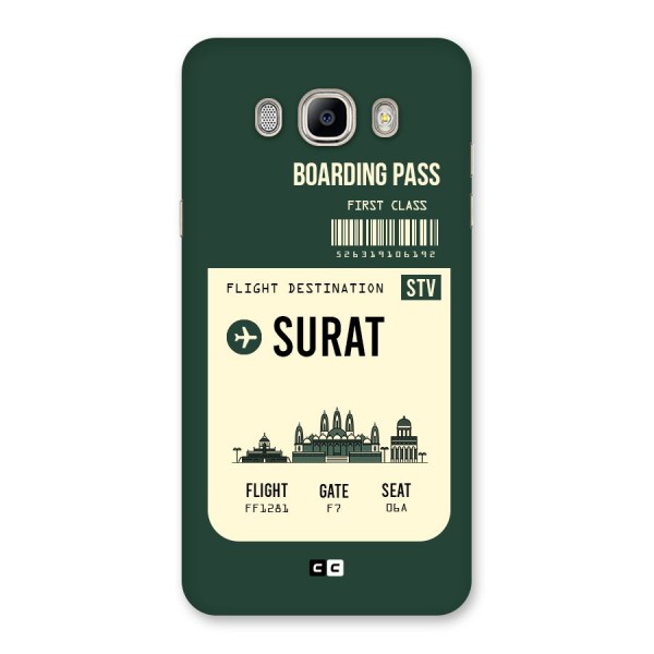 Surat Boarding Pass Back Case for Galaxy On8