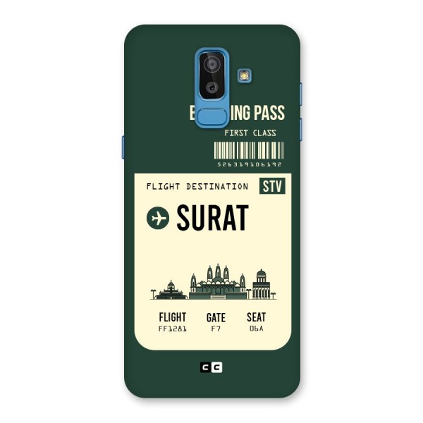 Surat Boarding Pass Back Case for Galaxy On8 (2018)