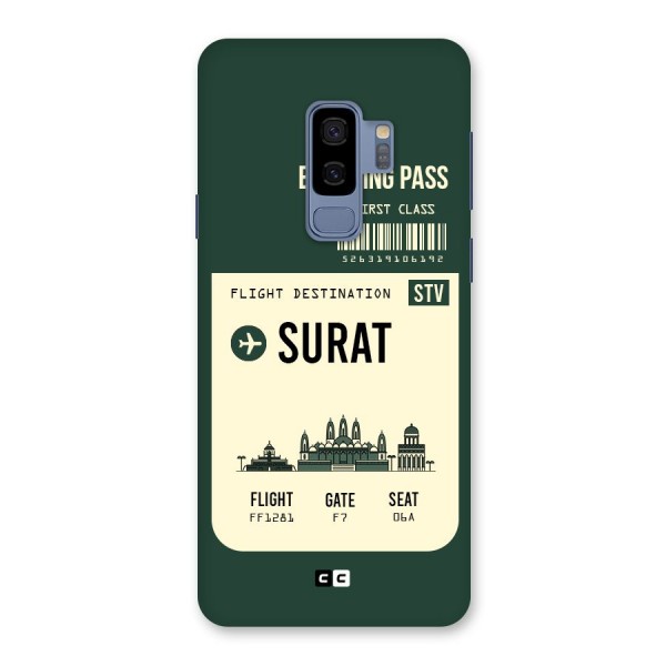Surat Boarding Pass Back Case for Galaxy S9 Plus