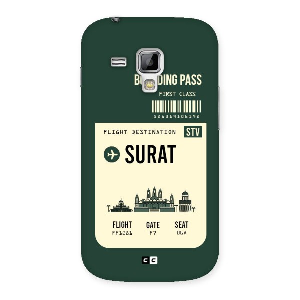 Surat Boarding Pass Back Case for Galaxy S Duos