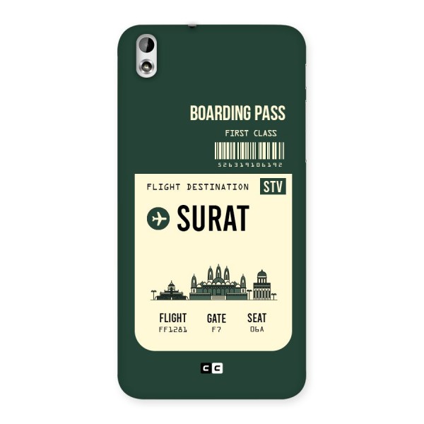 Surat Boarding Pass Back Case for HTC Desire 816g