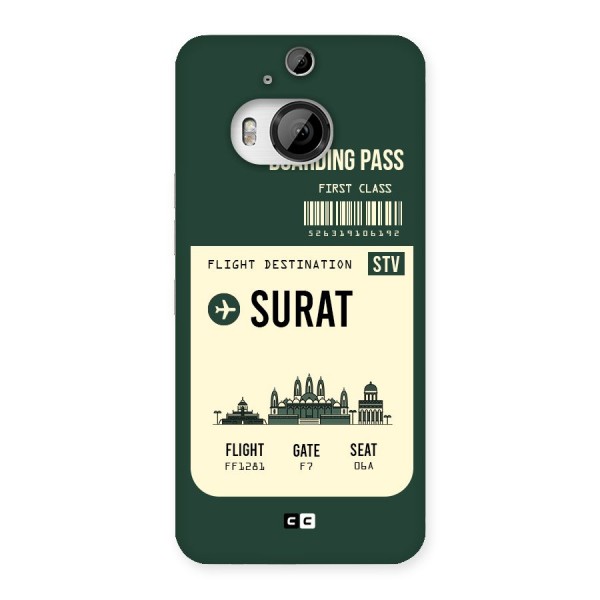 Surat Boarding Pass Back Case for HTC One M9 Plus
