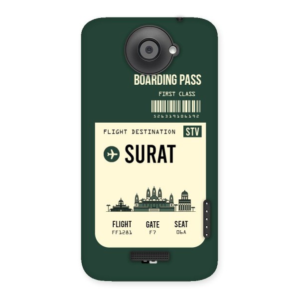Surat Boarding Pass Back Case for HTC One X