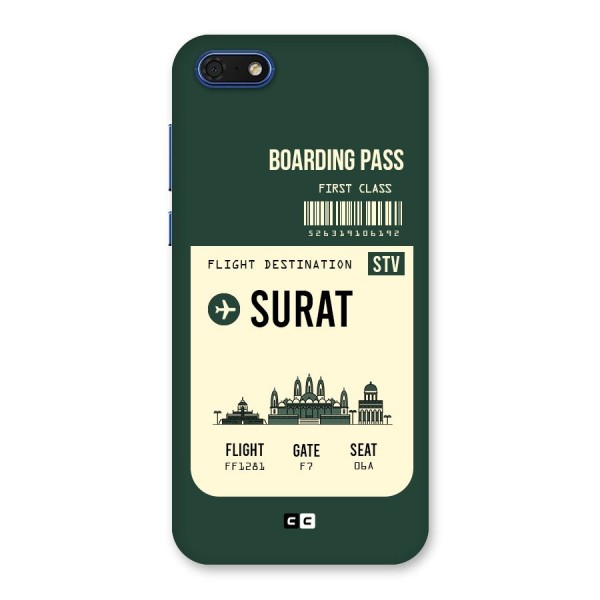 Surat Boarding Pass Back Case for Honor 7s