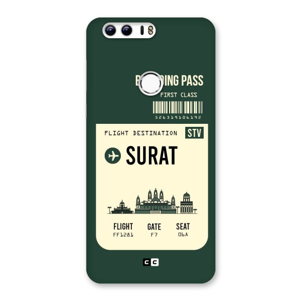 Surat Boarding Pass Back Case for Honor 8