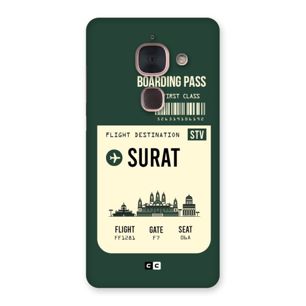 Surat Boarding Pass Back Case for Le Max 2
