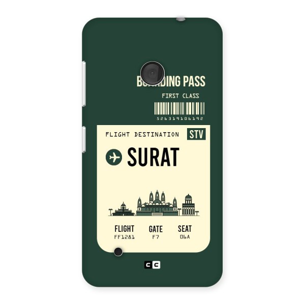 Surat Boarding Pass Back Case for Lumia 530
