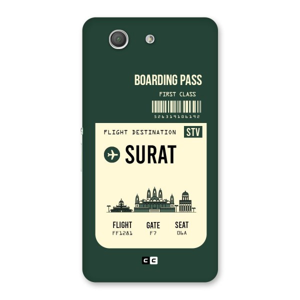 Surat Boarding Pass Back Case for Xperia Z3 Compact