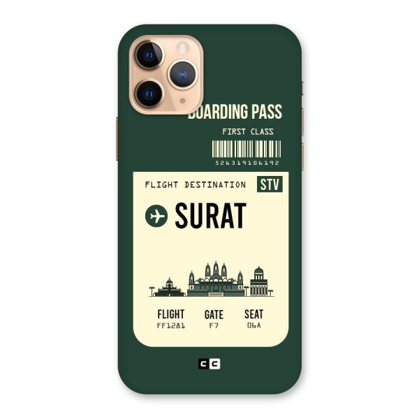 Surat Boarding Pass Back Case for iPhone 11 Pro