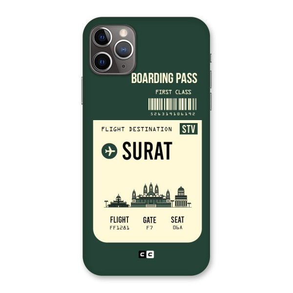 Surat Boarding Pass Back Case for iPhone 11 Pro Max