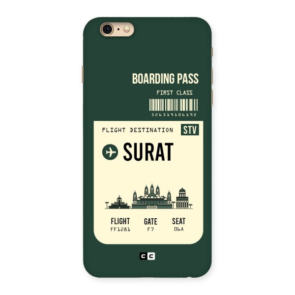 Surat Boarding Pass Back Case for iPhone 6 Plus 6S Plus