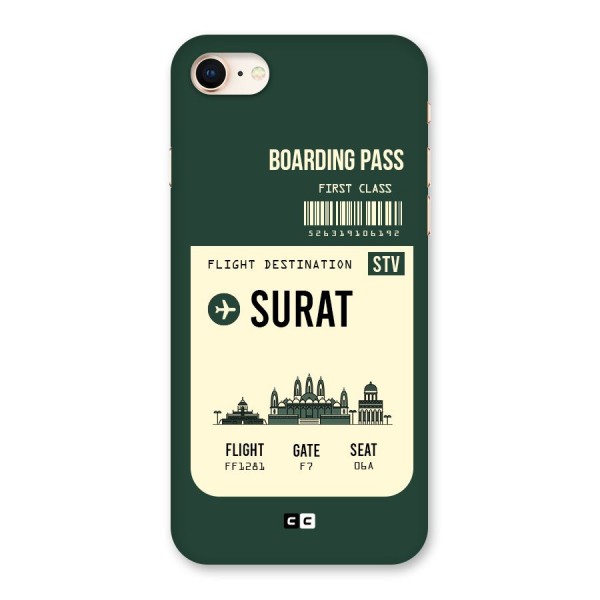 Surat Boarding Pass Back Case for iPhone 8