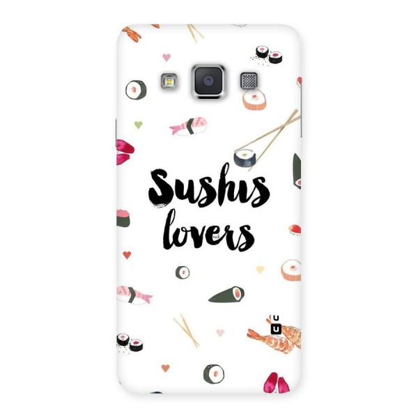 Sushi Lovers Back Case for Galaxy A3