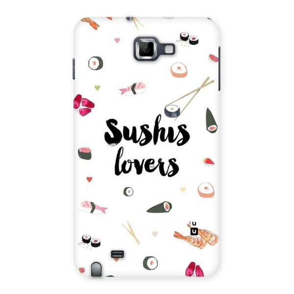 Sushi Lovers Back Case for Galaxy Note